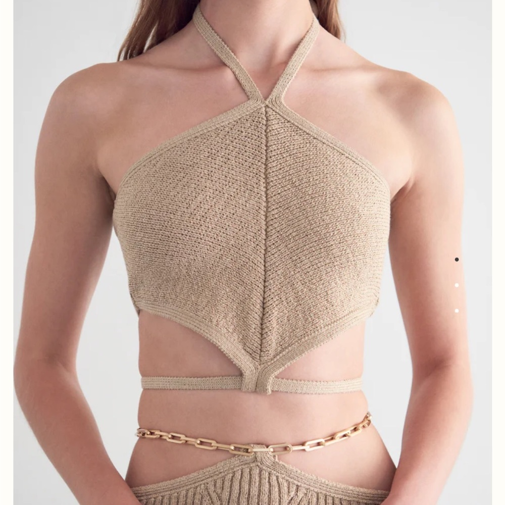 Cult Gaia imara knit top